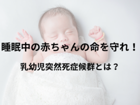 「睡眠中の赤ちゃんの命を守れ！　乳幼児突然死症候群とは？」ライター：秋谷進（東京西徳洲会病院小児医療センター）
