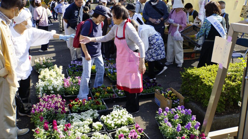 第51回横浜矯正展（2023年11月4日(土)@横浜刑務所）に出店する花などの販売ブース