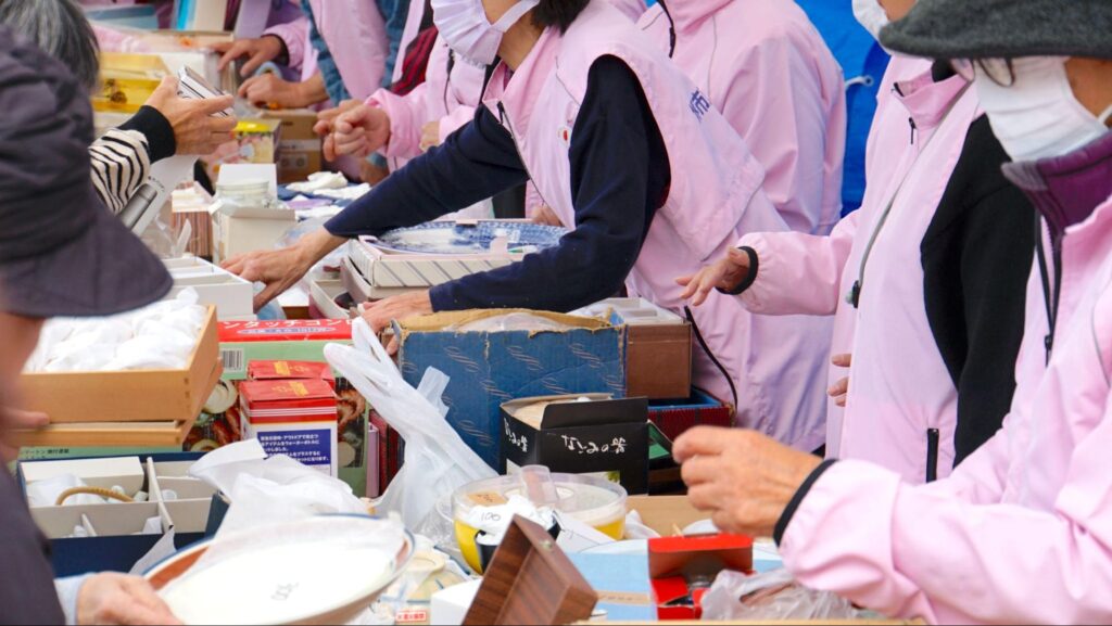 関西矯正展（2023年11月11日(土)、12日(日)開催）に出店していた更生保護女性会によるバザー