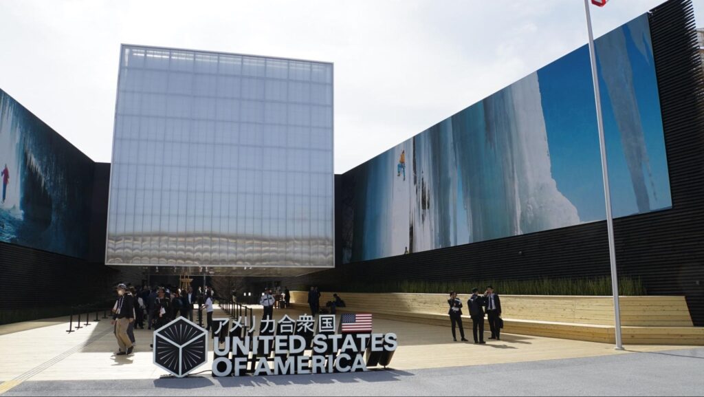 2025大阪・関西万博のアメリカパビリオンの外観