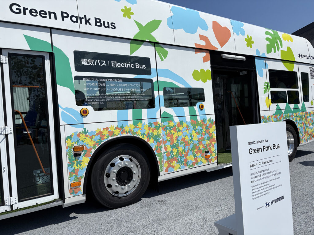 万博の猛暑に対抗するために役立つ休憩所