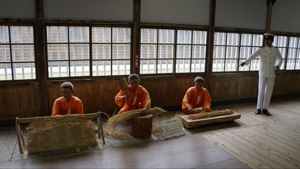 刑務所内での作業の様子