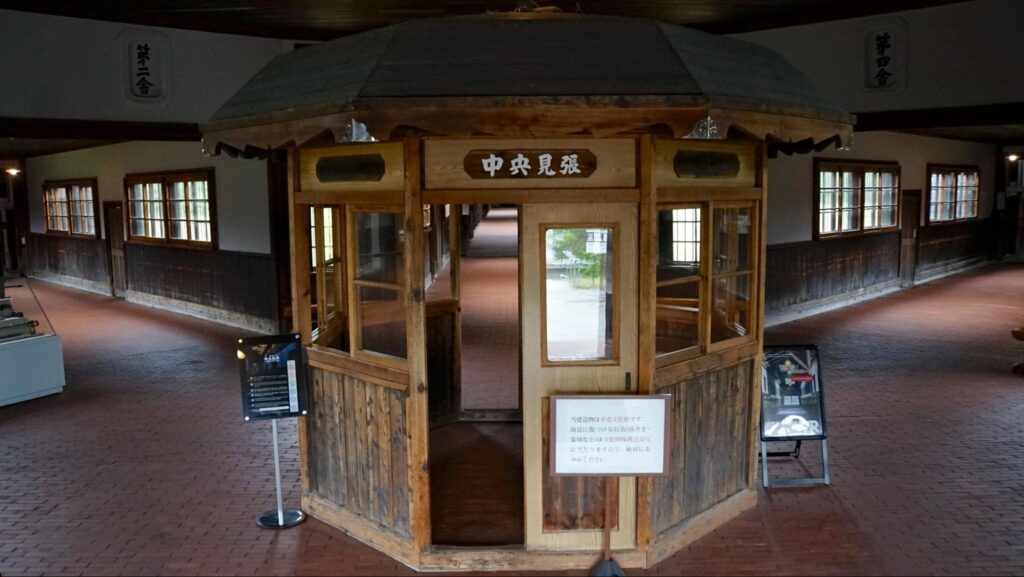 舎房内にある中央見張所