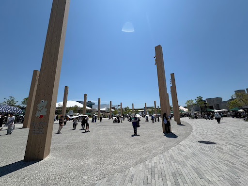 15分に1回ミストが出てくるいのちパーク