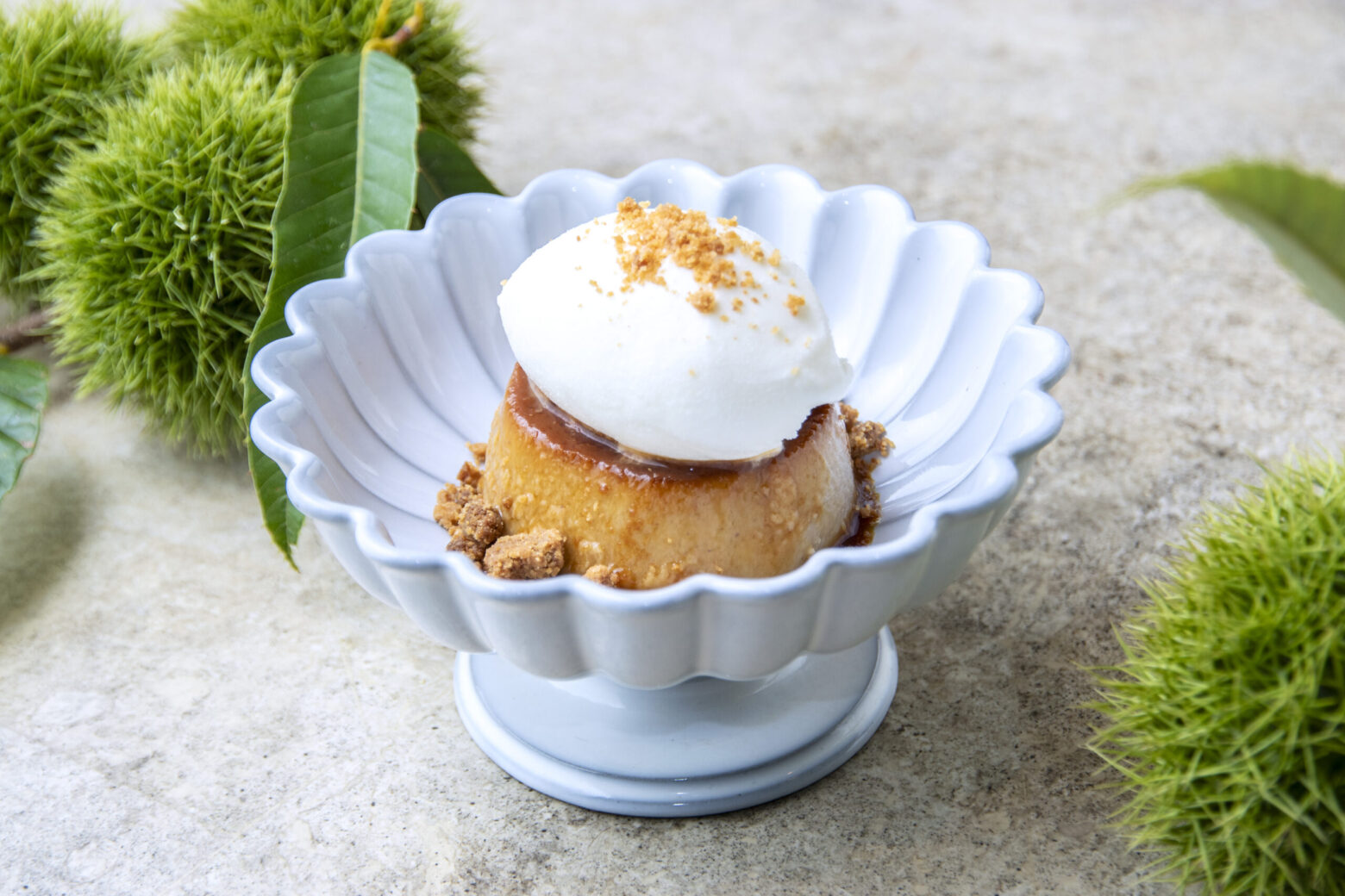 球磨栗の濃密プリン