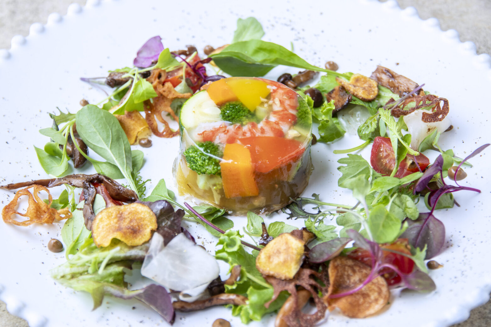 車海老と熊本野菜のテリーヌ