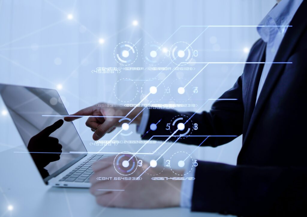 事業のAI化を進めるビジネスマン