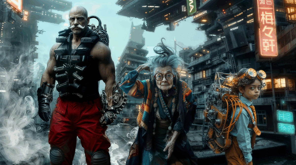 2025年8月公開のAI映画『グランマレビト』キービジュアル