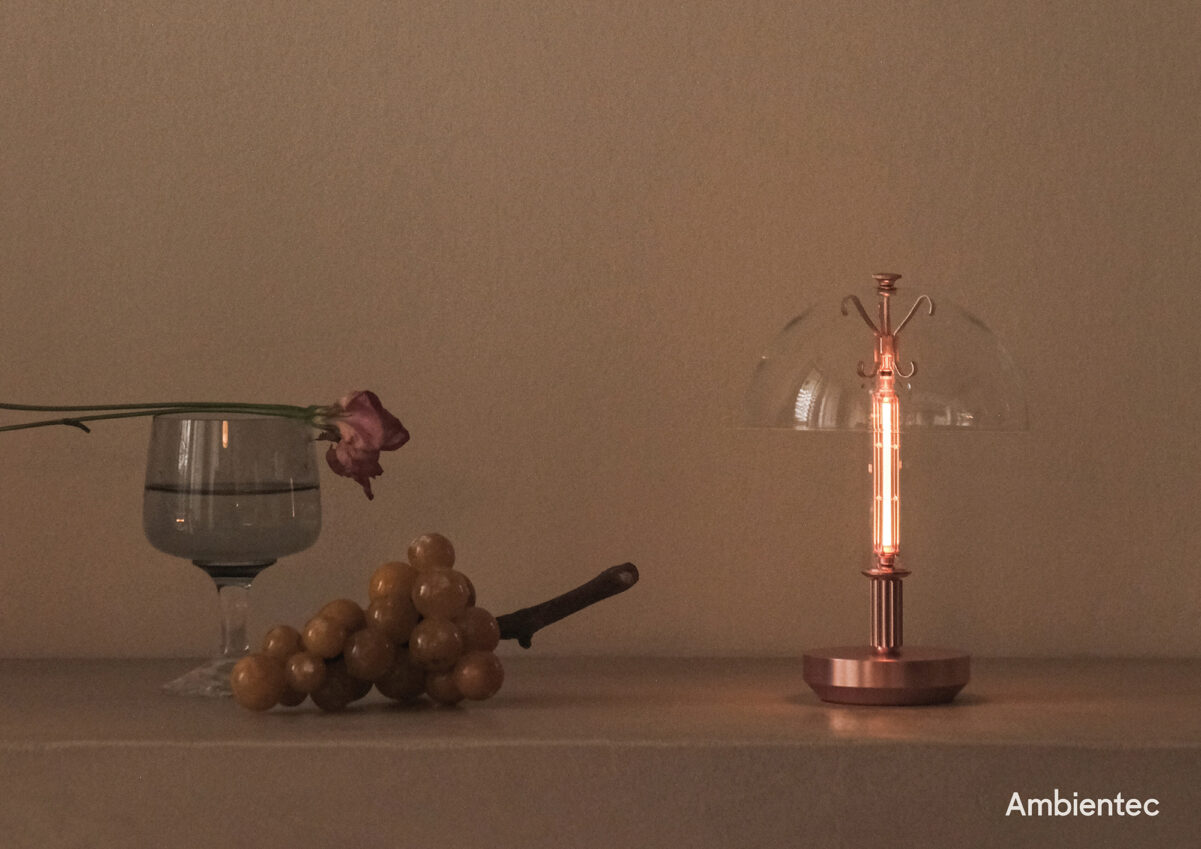 Ambientecの新作ポータブルランプ「Barcarolle（バルカロール）」