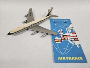 エールフランス ボーイング707模型・パンフレット
