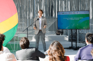 ベルナルド・アマラル氏＝大阪・関西万博2025 ポルトガル館ディレクターによる歓迎挨拶