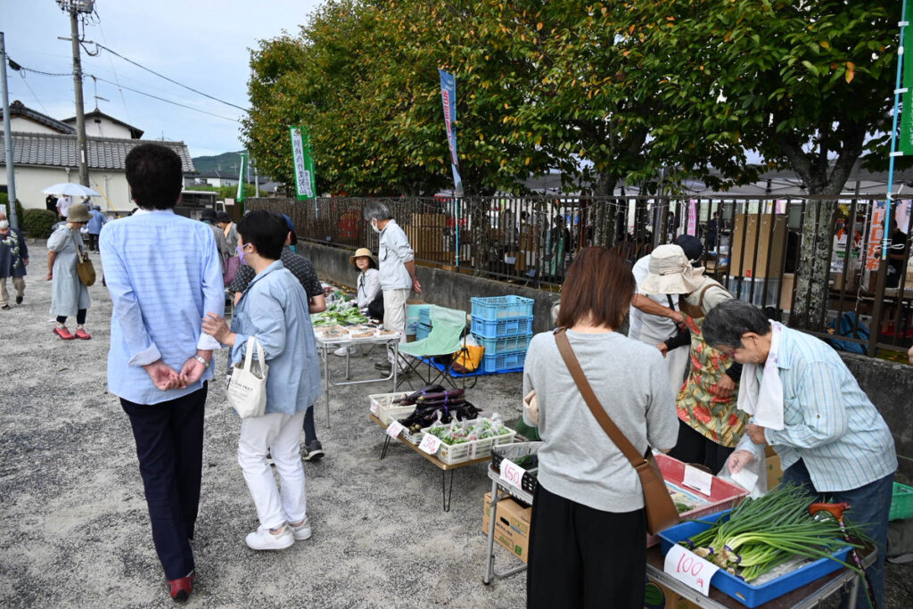 地域住民と交流ができるブース