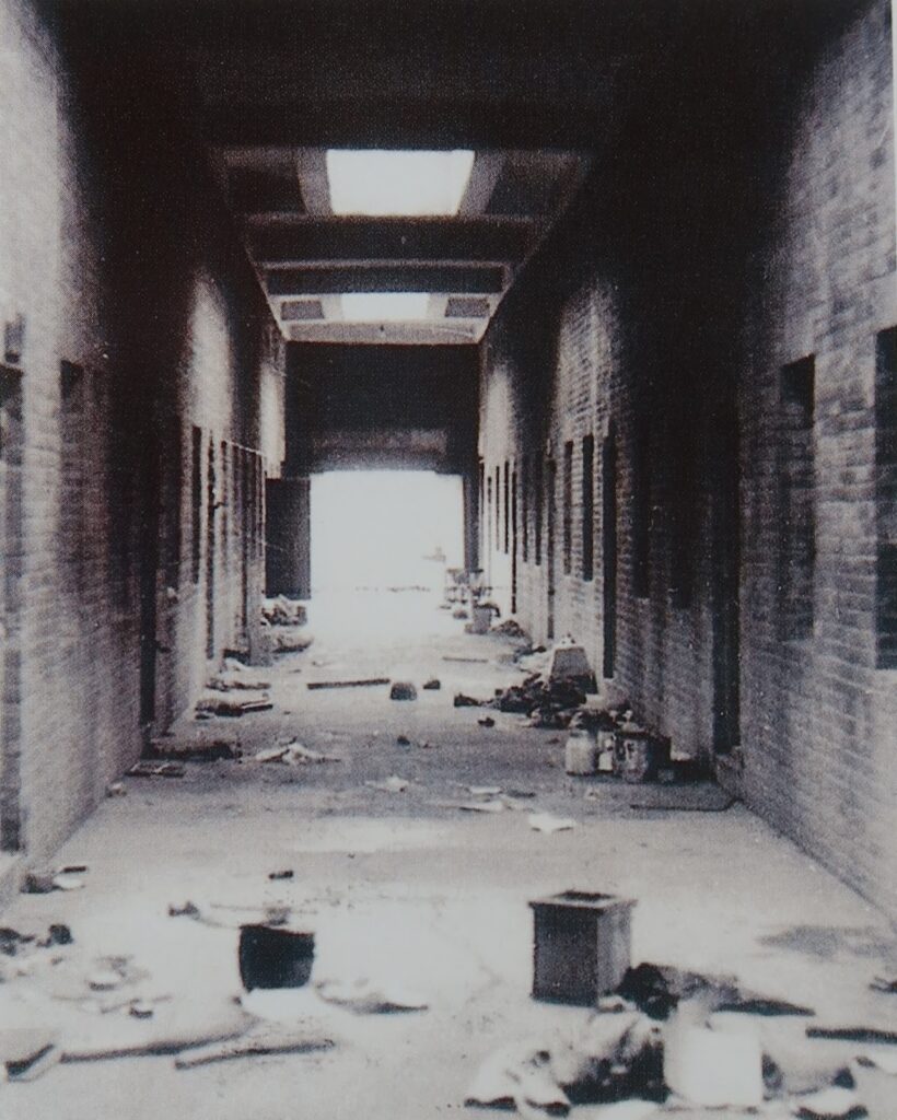 暴動時の記録(写真提供:沖縄刑務所)