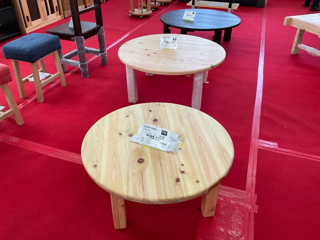 刑務作業製品ーちゃぶ台