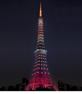 東京タワーのライトアップイメージ