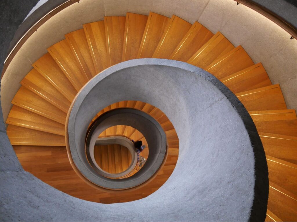 JC Contemporaryにある螺旋階段