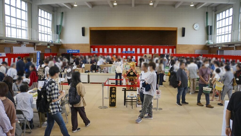 刑務所作業製品展示即売コーナーメイン会場