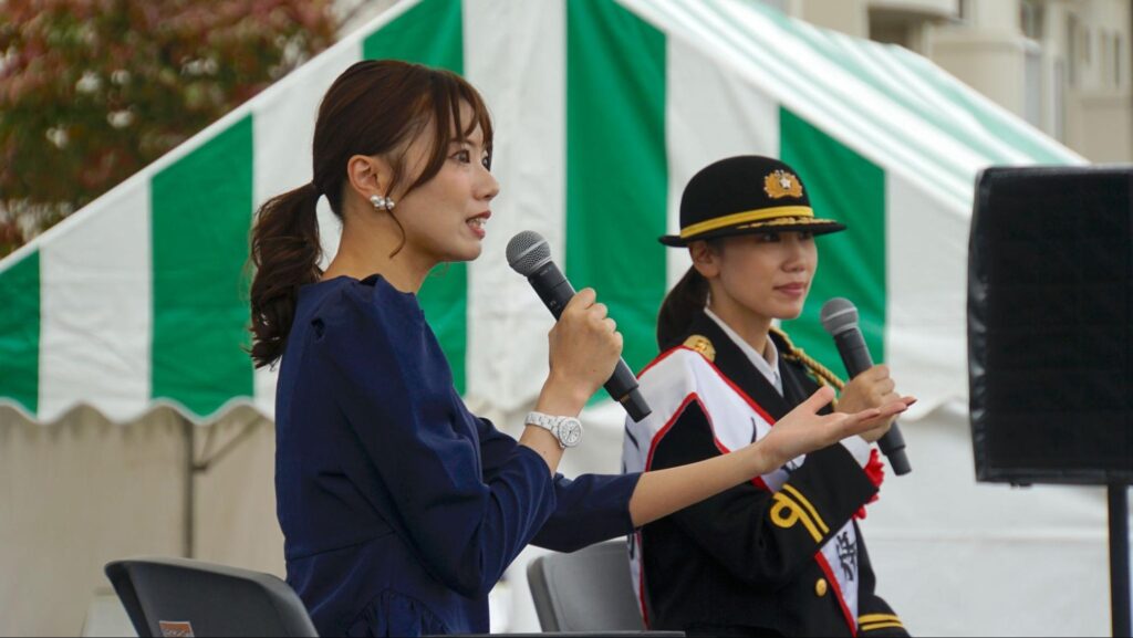 中野友加里さん、加藤里奈さんのスペシャルゲストトークショー