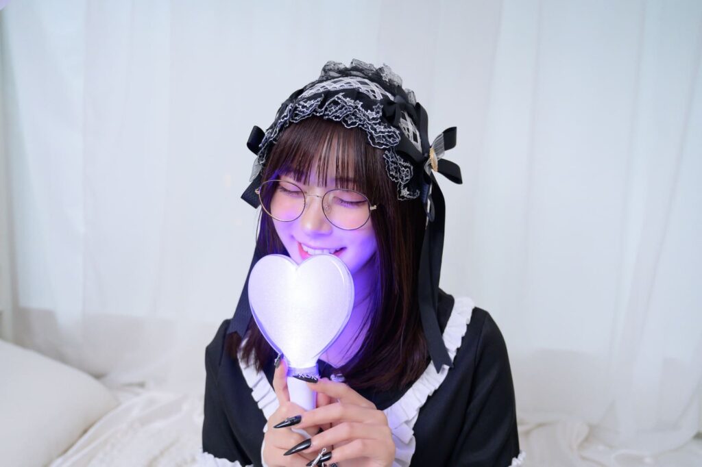 推しを応援する女性