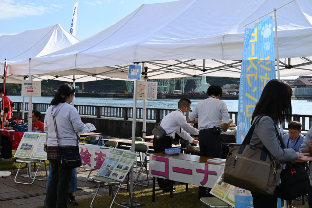 おのみち矯正展の広島少年鑑別所のブースの性格検査