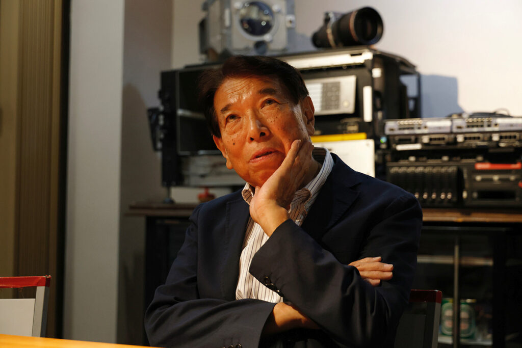 自身の映画人生について考えるシネマスコーレ代表取締役の木全純治氏