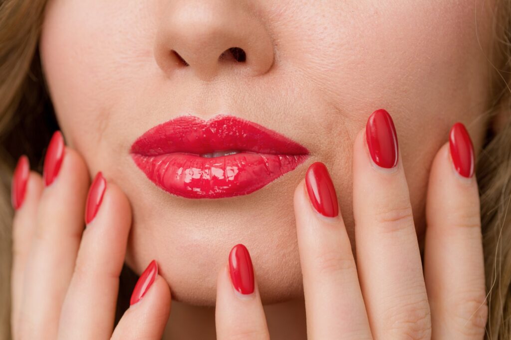 女性の間で好まれていたふっくらした唇