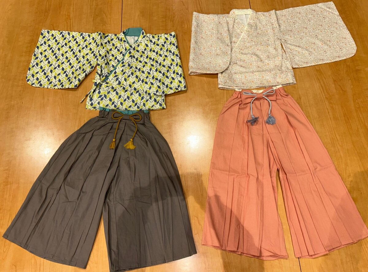 【新春！ポニーちびっこ流鏑馬体験】「貸出用袴」イメージ②※貸出用袴は、サイズによりデザインが異なります。