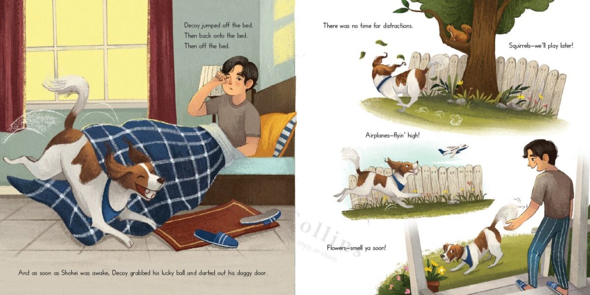 『DECOY SAVES OPENING DAY（原書タイトル）』中面ページ