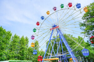 【遊園地】高さ30ｍの大観覧車