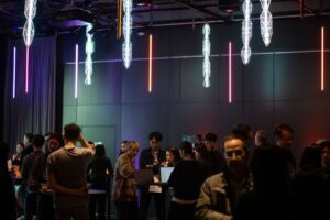 クリエイティブテックスタートアップのピッチイベントの様子