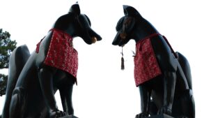 伏見稲荷大社のお狐さま