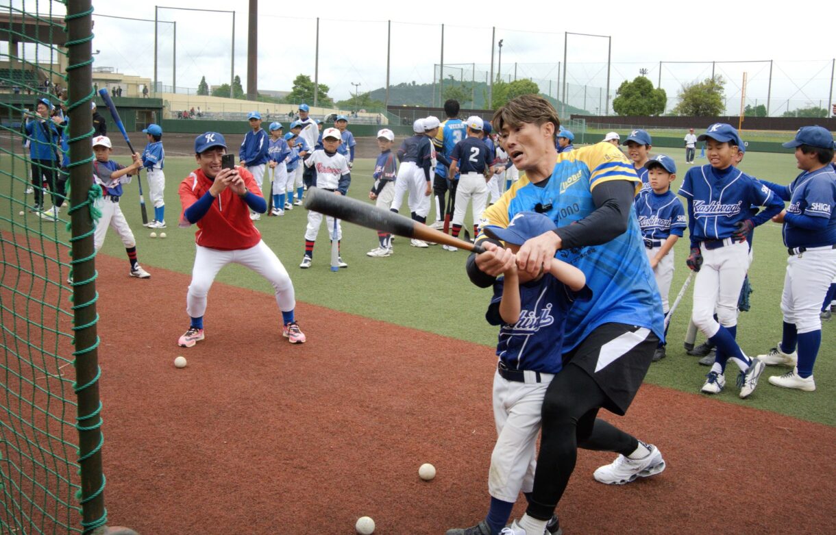 過去に開催された「VITAS 野球教室」の様子
