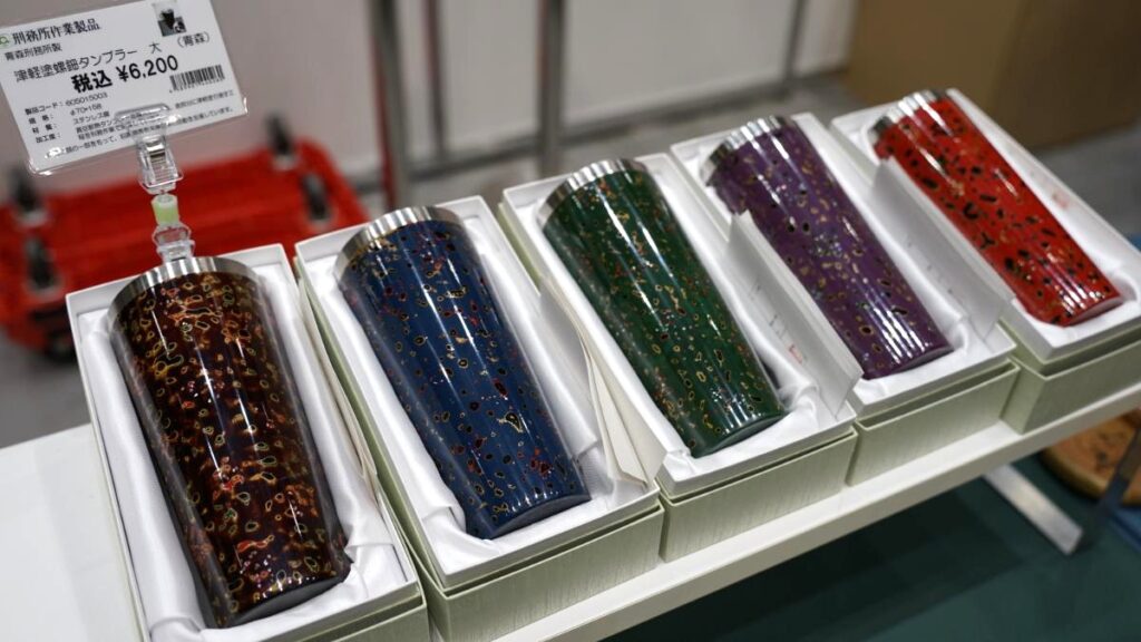 津軽塗螺細タンブラー