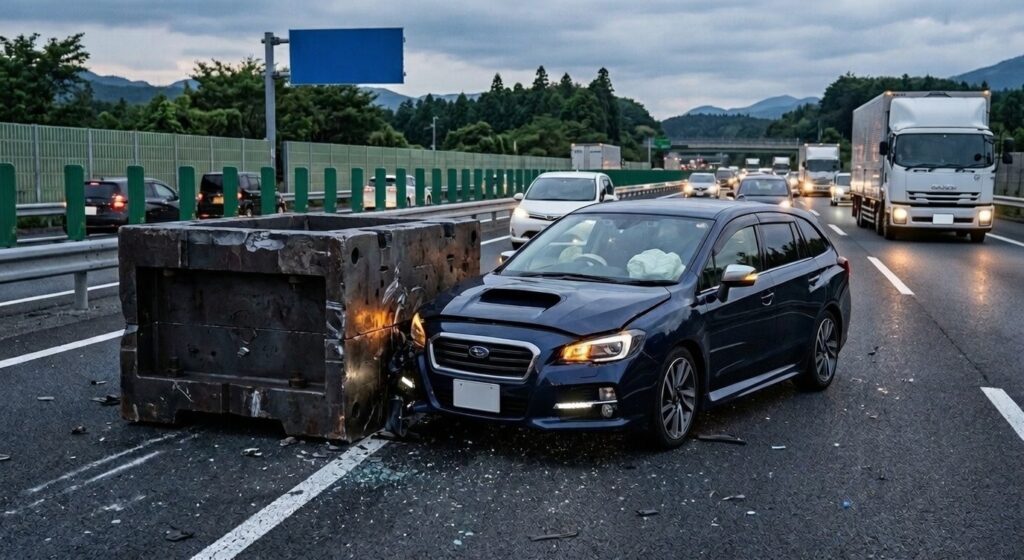 高速道路上の交通事故
