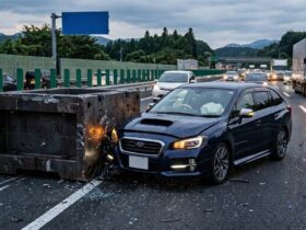 高速道路上の交通事故