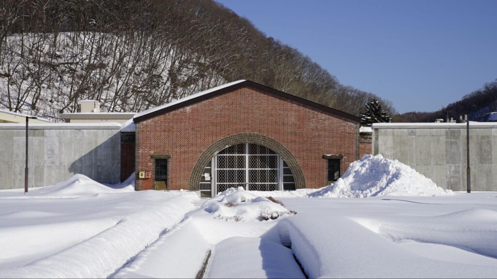 網走刑務所旧正門の裏側