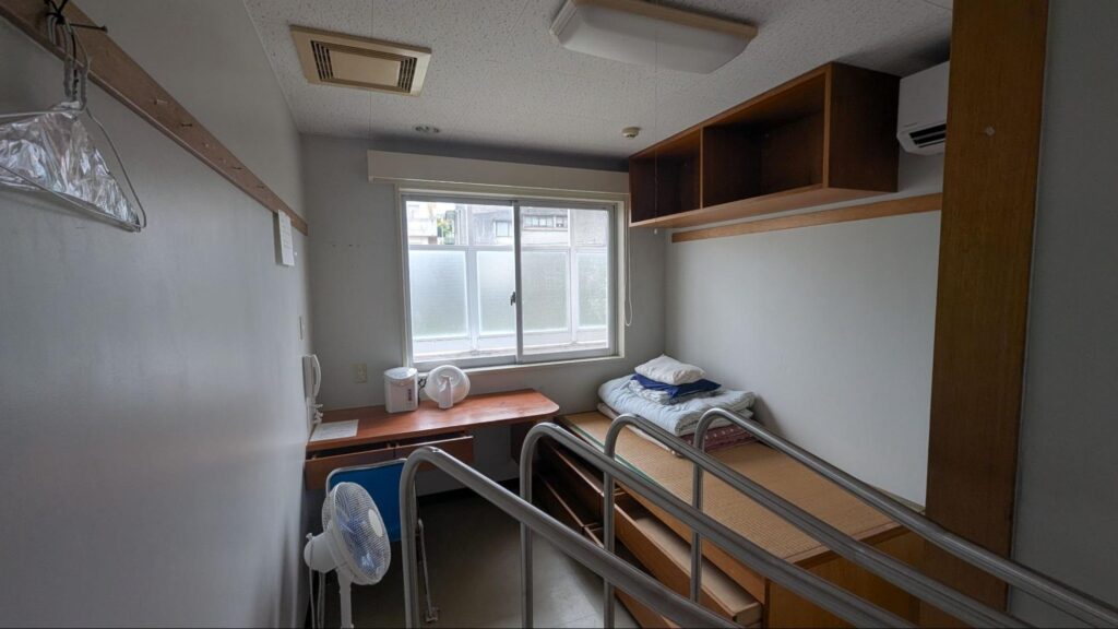 居住スペース（※未使用）外から見えないようになっている