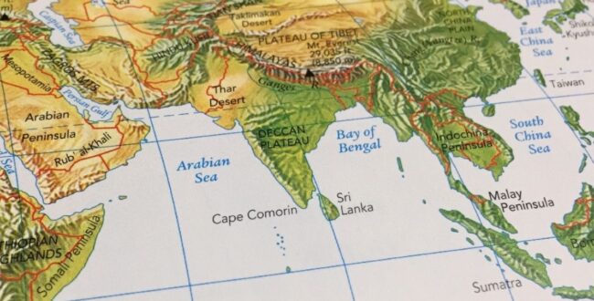 アラビア海の地図