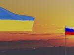 ウクライナとロシアの国旗